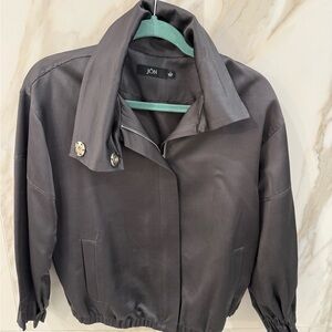 JÔN
Charcoal Women's bomber Jacket 
Wool & Viscose